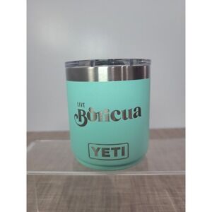 YETI Rambler Lowball 2.0 Tumbler with MagSlider Lid Puerto Rico Edition Keychain